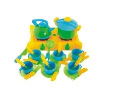 Плита с посудой 04-415