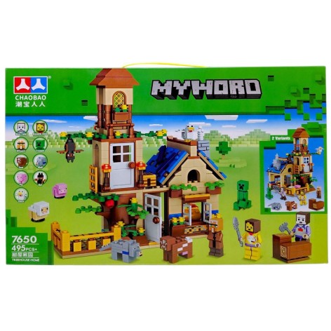 Конструктор "Майнкрафт/Minecraft" 495 деталей, в коробке 48х30х7 см