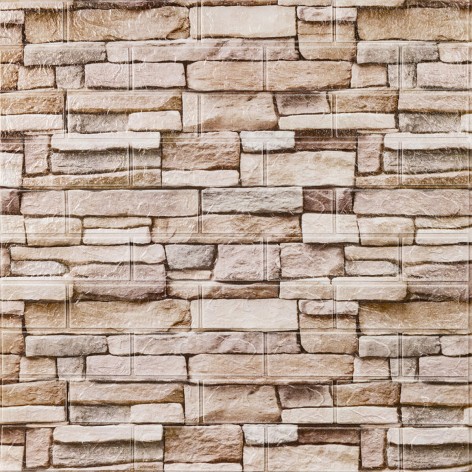 Самоклеящаяся 3D панель 700х770х3мм Екатеринославский кирпич (344-3) SW-00001383