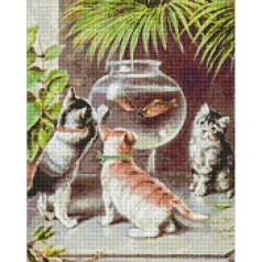 Набор с алмазной мозаикой без подрамника 