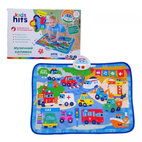 Килимок музичний Kids hits "Велике місто" 70х50 см укр