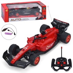 Р/К Машина, акум, гоночна машина 33см, 1:16, звук, гумові колеса, USBзарядне, 2 кольори, в кор-ці, 39-13-14,5см /8/