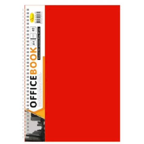 Блокнот "Office Book" A4, 40 листов (оранжевый)