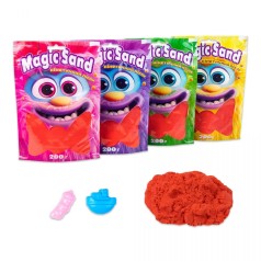 Magic sand в пакете 39401-6 красный, 0,200 кг