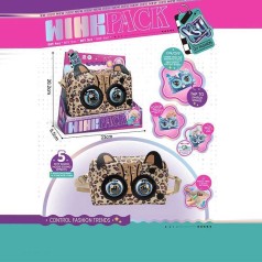 Інтерактивна сумочка кліпає, звуки, музика, реагує на дотик, у кор. /48-2/