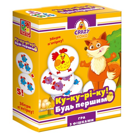 Гра настільна Vladi Toys розважальна Crazy Koko 