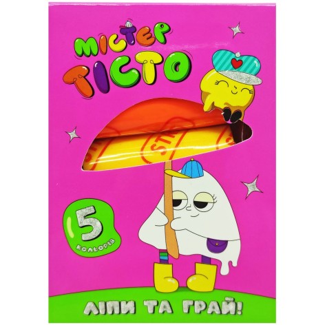 Набор для творчества "Мистер тесто" 5 цветов, Микс видов