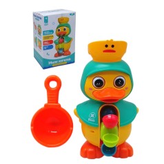 Игрушка для игры в ванной "Милый утенок" (зеленый)