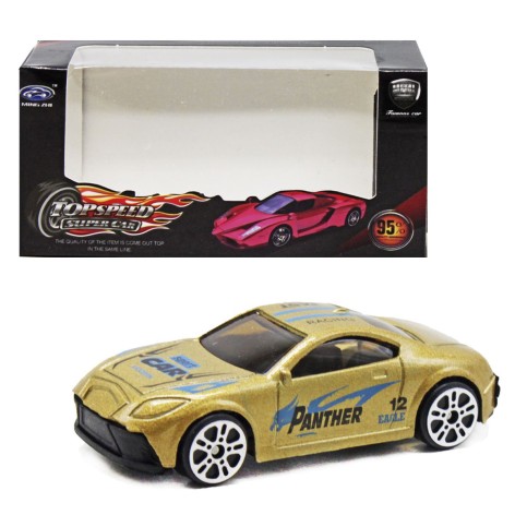 Машинка металева, міні, (золотиста)