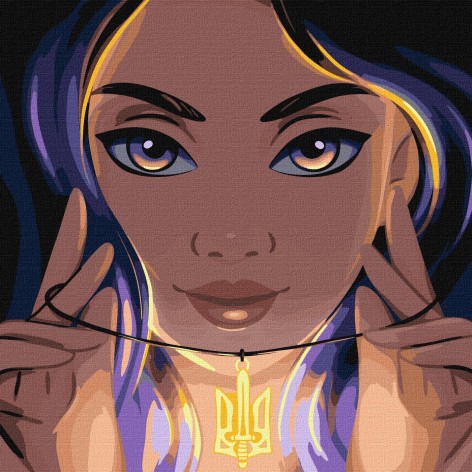 Набір для розпису по номерах. 