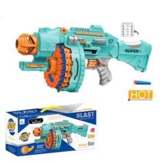 Бластер м'які кулі-присоски 40шт та мішенню, на батарейках (43*15*12 см) у кор. 