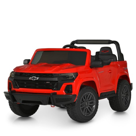 Джип M 6290EBLR-3(24V) (1шт) 2,4G р/к, 1*24V7AH, 4*45W, EVA, BLUETOOTH, музика, світло, шкіра, червоний