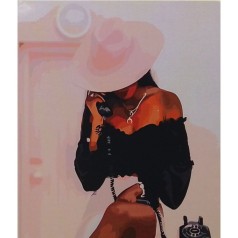 Картина по номерам 0429 ОРТ цв. Телефонный звонок 40*50