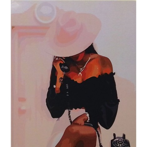 Картина по номерам 0429 ОРТ цв. Телефонный звонок 40*50