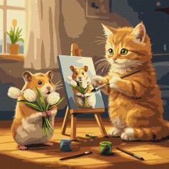 Набір для розпису по номерах Ідейка 