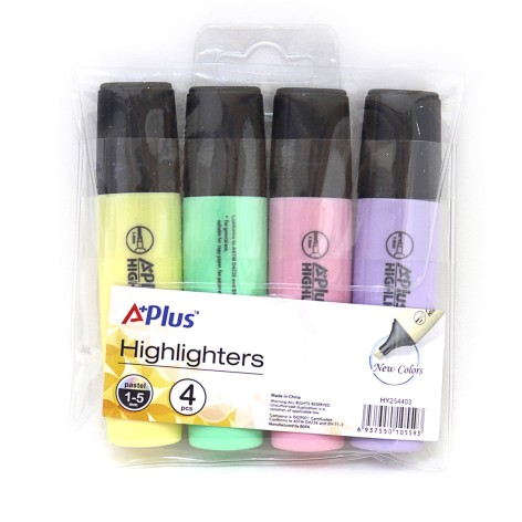 Набір текстовиділювачів пастель Beifa 