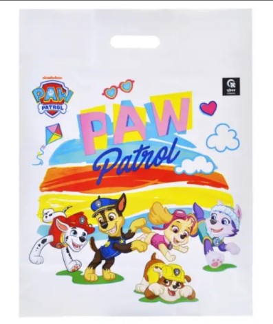 Пакет поліетиленовий Щенячий Патруль 50x40 см 5 шт в упаковці