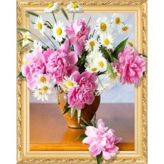 Алмазна мозаїка за номерами 0291ELT 40*50 об'ємна 