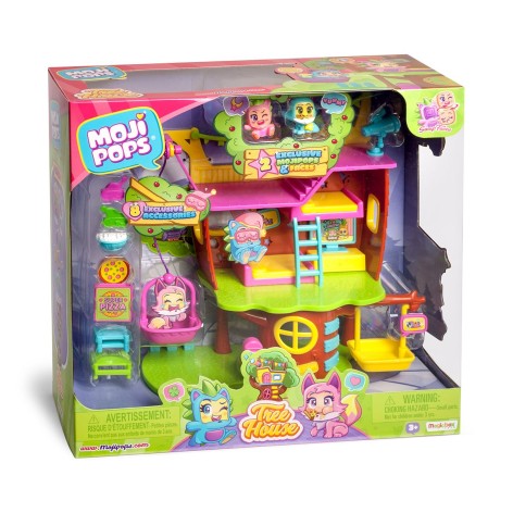 Ігровий набір Moji Pops "Будиночок на дереві" герої з емоціями (PMPSP112IN20)