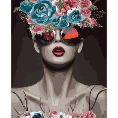 Картина по номерам 0033 ОРТ Девушка Бернинг Мэн 40*50