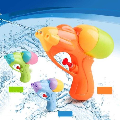 Водний пістолет 3 види, механічний, в пакеті, ВИДАЄТЬСЯ мікс видів  