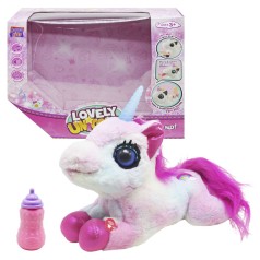 Мягкий единорог, розовый