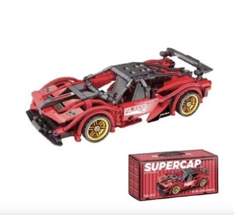 Конструктор "Суперкар" красный (488 деталей)