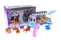 Машина-фургон с куклами в кор. 