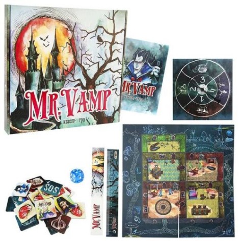 Настільна гра Strateg "Mr. Vamp" для 2-6 гравців (Україна)