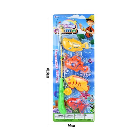 Рыбалка удочка, рыбки, планшет 14*48,5см 