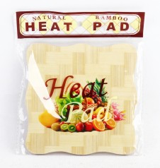 УЦЕНКА 30% Підставка бамбукова під гаряче 14 см X3-151 2 шт. в уп. //