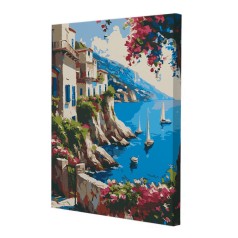 Картина за номерами Riviera Blanca Квіткова затока 40x50 см (RB-1192)