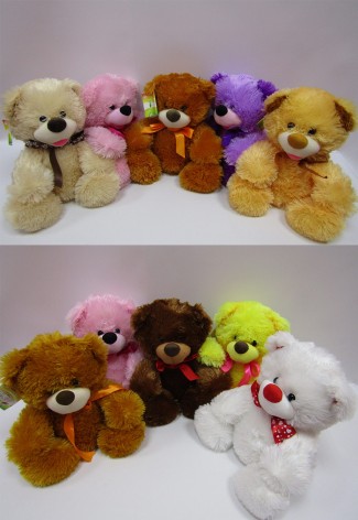 М'яка іграшка Ведмідь Веселун 31*30 см, 13 кольорів