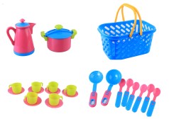 Посуда в корзинке 04-437