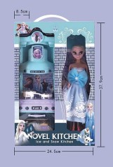 Кухня детская с куклой в коробке