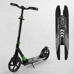 Самокат алюмінієвий Best Scooter (колеса PU, d переднього колеса - 230мм, d заднього колеса - 215 мм, 1 амортизатор передній)