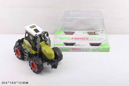 Трактор игрушечный 698 инерционная, 3 цвета пластик 23*12*14