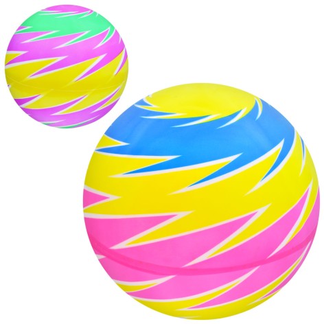 М'яч дитячий 9 дюймів, веселка, 60г, 3віди 