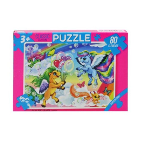 Пазли Казка, 80 поні з кульками