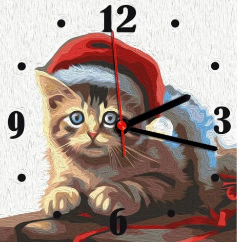 Набор Часов на номера "Ожидаем праздника"