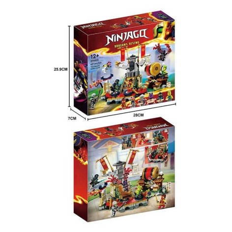 Конструктор 659 деталей, фигурки героев, в кор. 29*26*7см  /24/