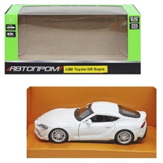 Машина металева АВТОПРОМ  Toyota GR Supra,  біла
