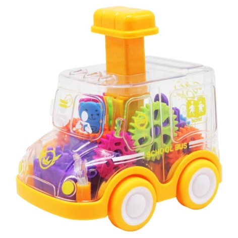 Машина Press-to-go прозрачная, оранжевый.