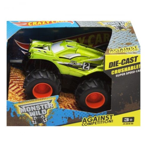 Машинка металлическая  "Monster Wild" (салатовый)