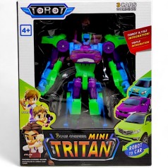 Робот-трансформер "Тобот Тритан (Tobot Tritan)", превращается в 3 машинки