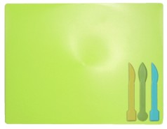 Доска для пластилина, 3 стека, салатовый