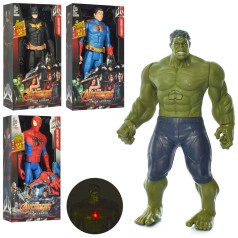 Фигурка Супергероя 29см звуковая световая 4 вида на батарейках