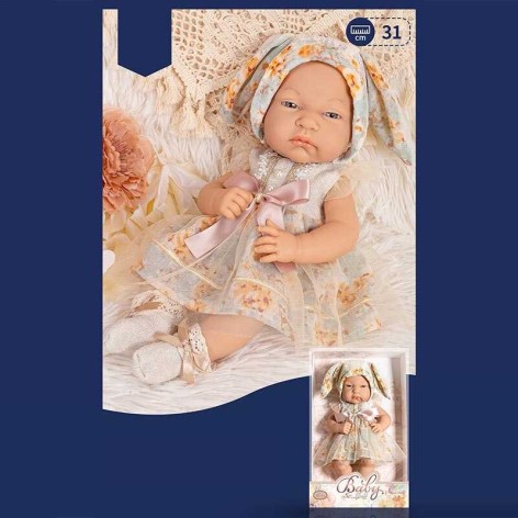 Пупс высота 31 см, съемный одежда, в кор. 