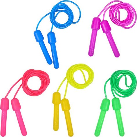 Скакалка кольорова пластикова довжина 2,75 м