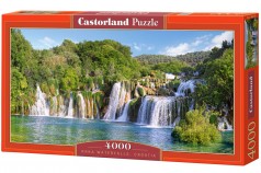 Пазлы Касторленд 4000 элементов "Водопады Крка, Хорватия" (138х68см)